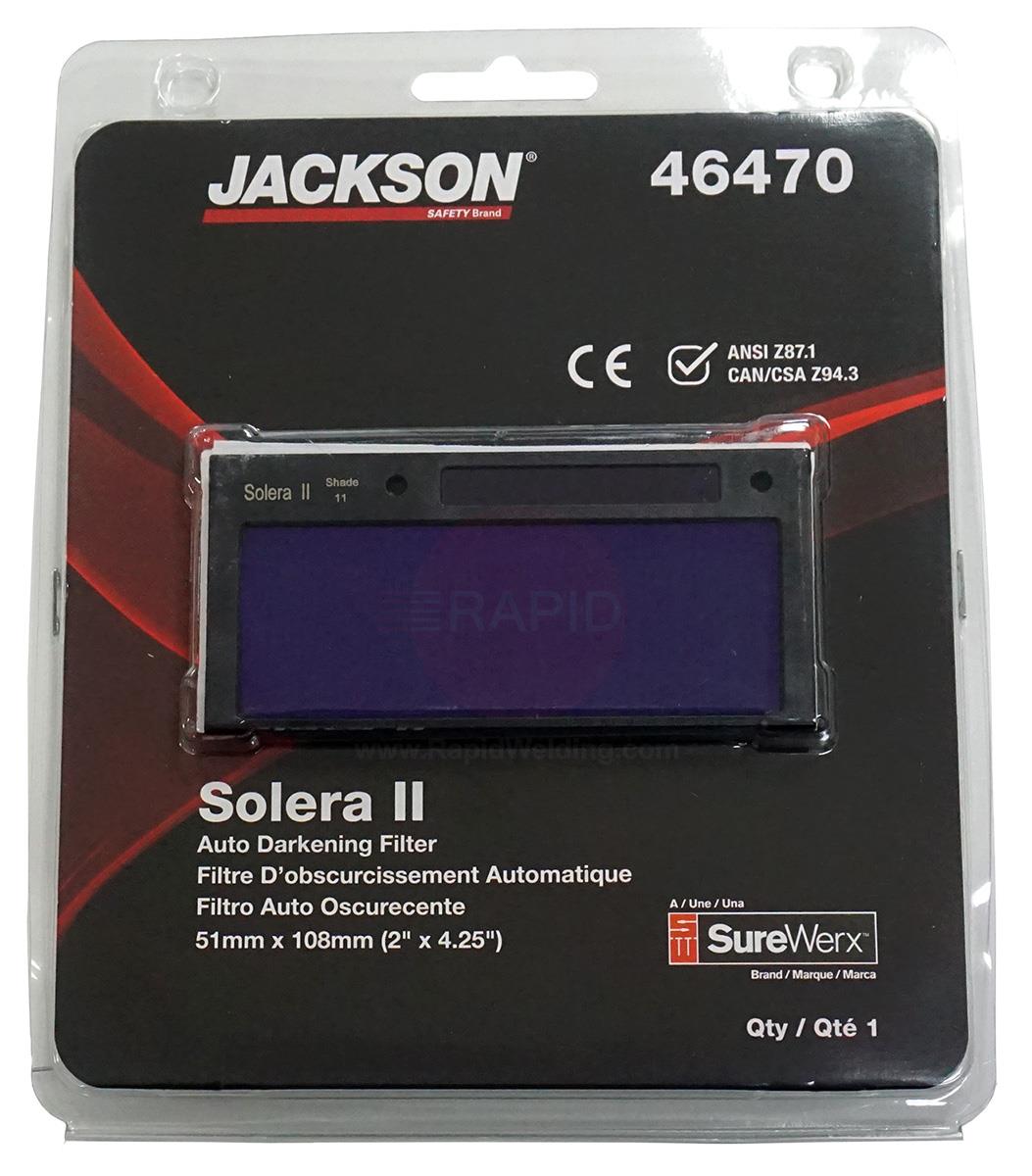 46470  Jackson Solera II Auto Darkening Lens Shade 11, 108mm x 51mm